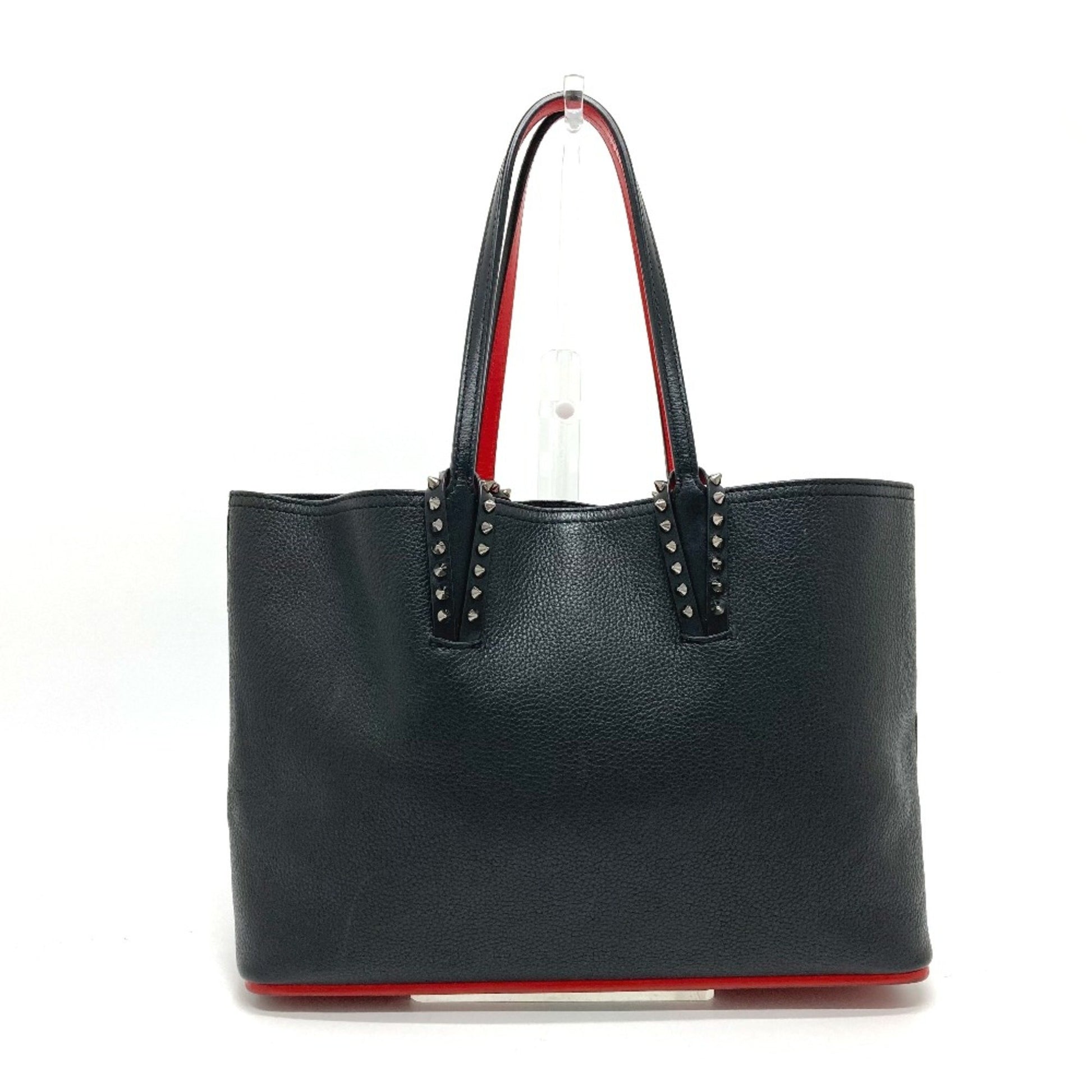 Christian Louboutin Cabata, Black, Leather, tote