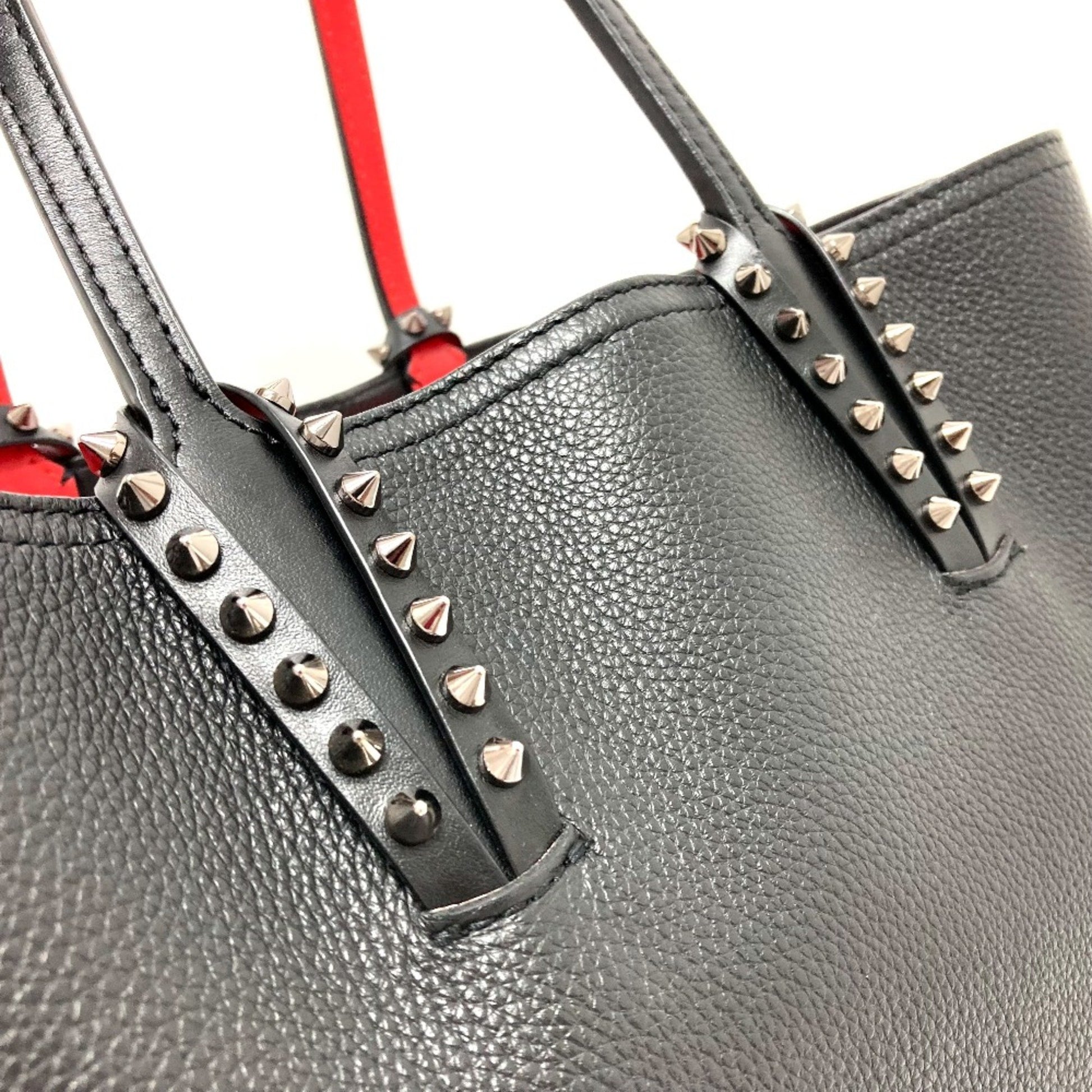 Christian Louboutin Cabata, Black, Leather, tote