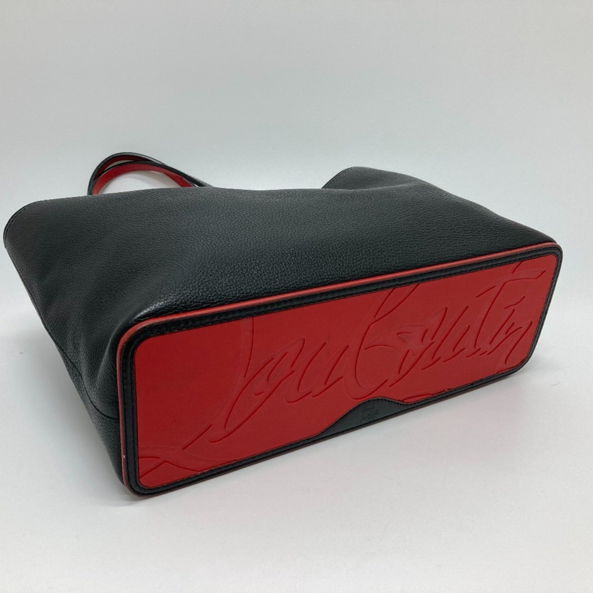 Christian Louboutin Cabata, Black, Leather, tote