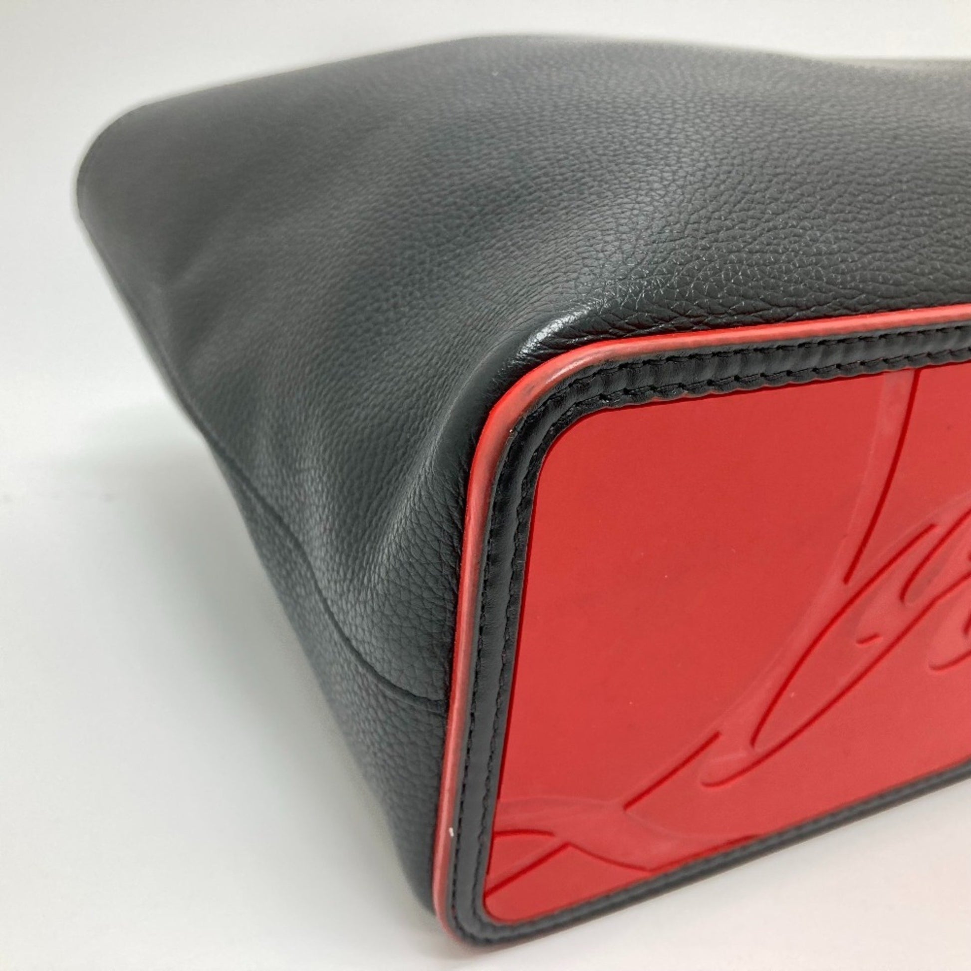 Christian Louboutin Cabata, Black, Leather, tote