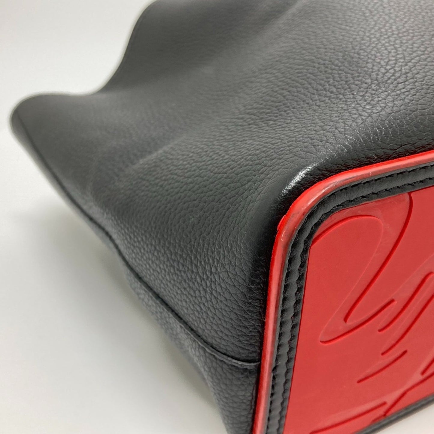 Christian Louboutin Cabata, Black, Leather, tote