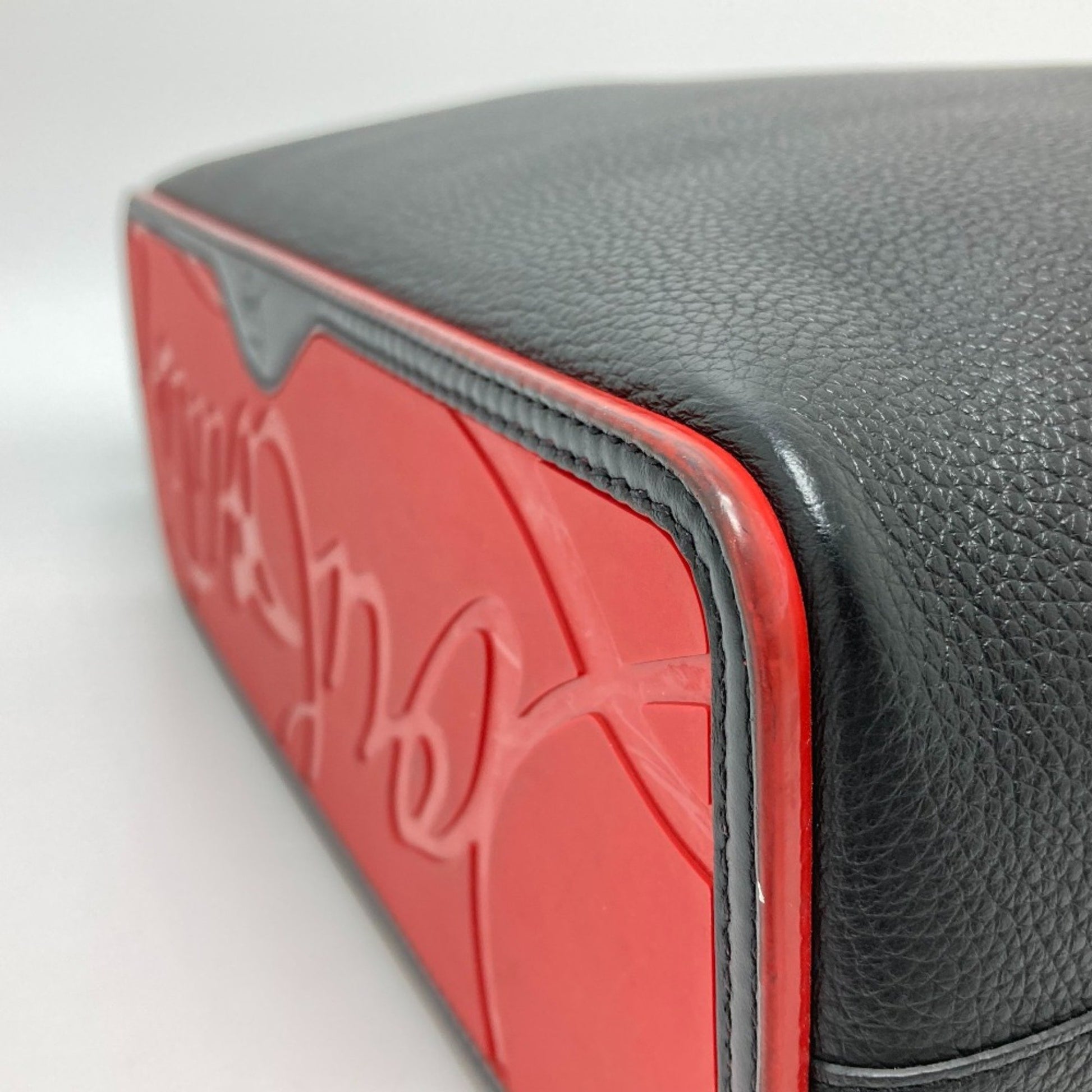 Christian Louboutin Cabata, Black, Leather, tote