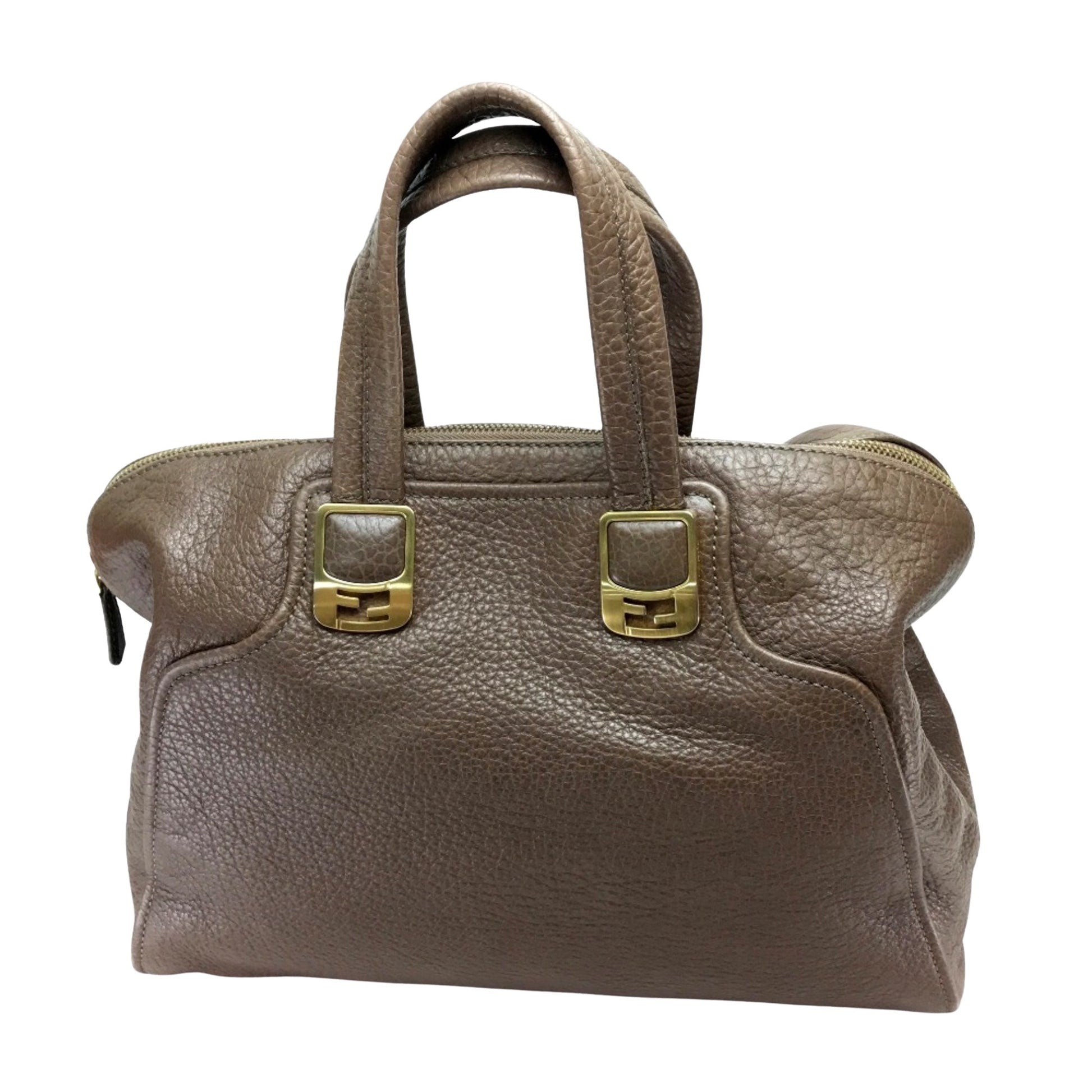 Fendi Chameleon, Brown, Leather, tote