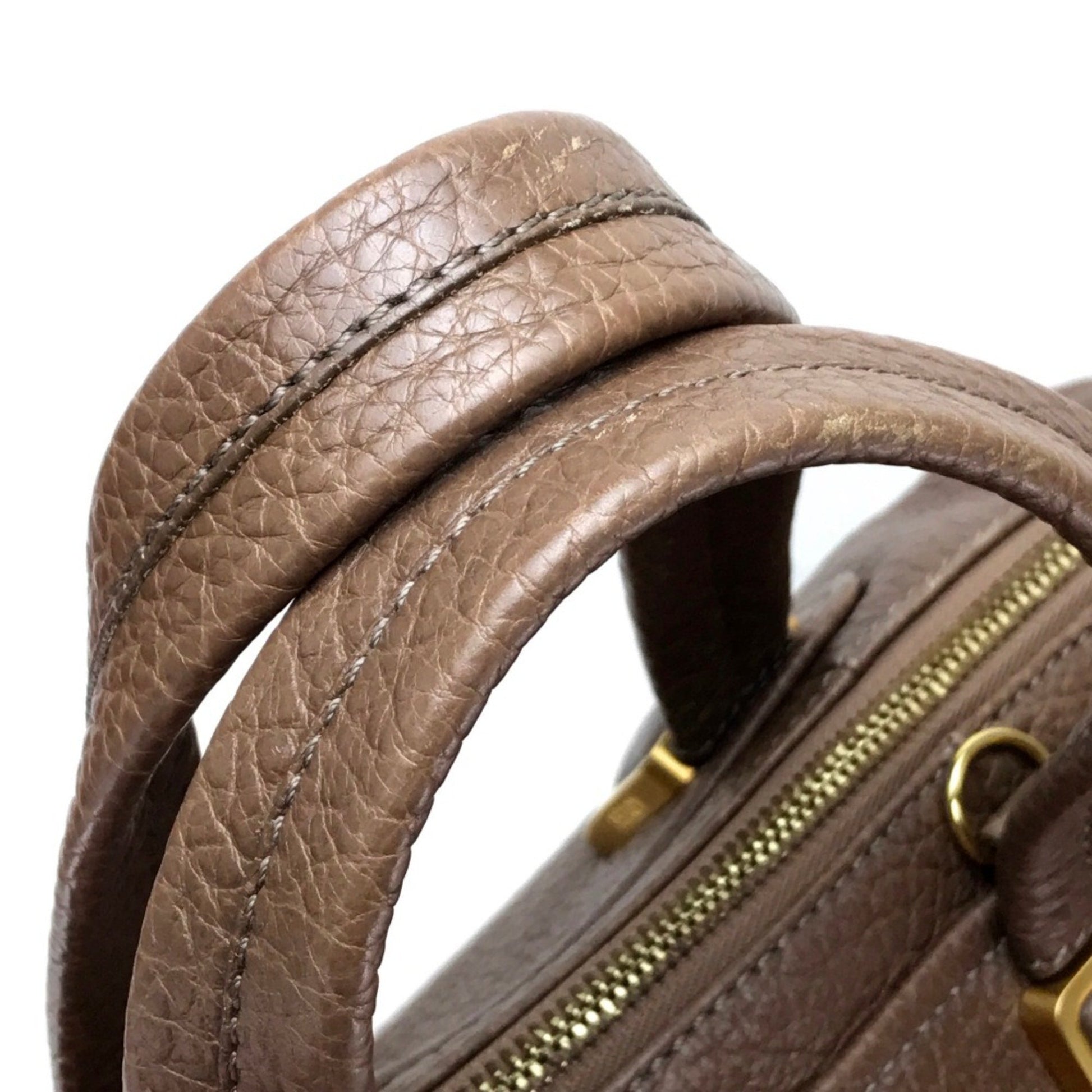 Fendi Chameleon, Brown, Leather, tote
