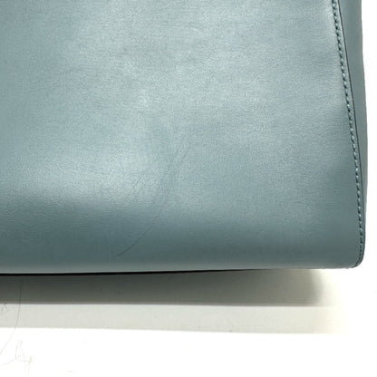 Fendi Dot Com, Blue, Leather, handbag