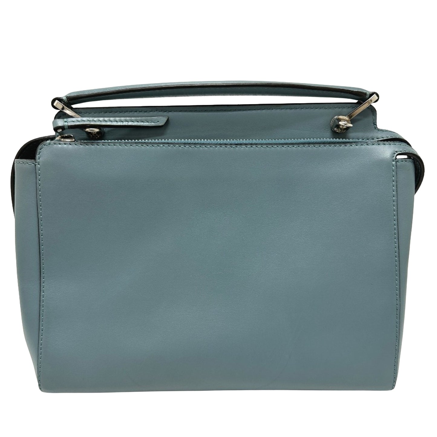 Fendi Dot Com, Blue, Leather, handbag