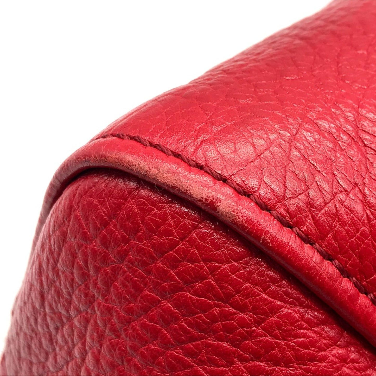 Fendi Chameleon, Red, Leather, handbag