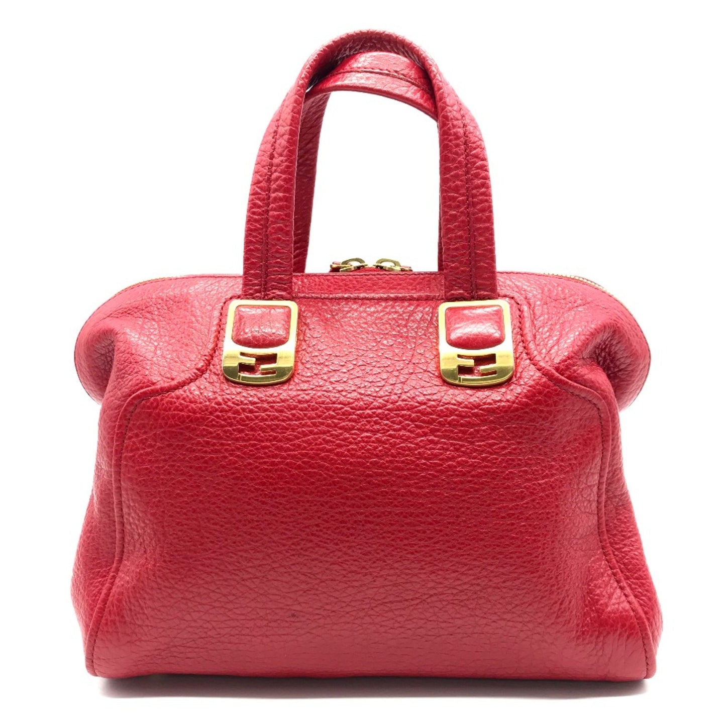 Fendi Chameleon, Red, Leather, handbag