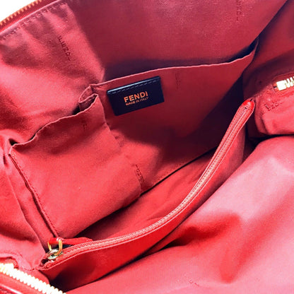 Fendi Chameleon, Red, Leather, handbag