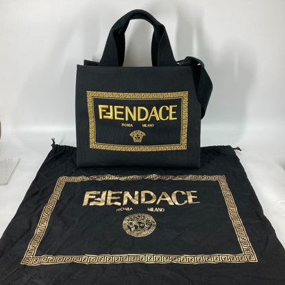 Fendi, Black, Canvas, tote