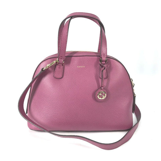 Gucci Dollar, Purple, Leather, handbag