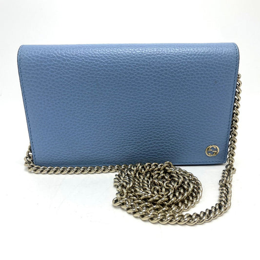 Gucci Betty, Blue, Leather, wallet