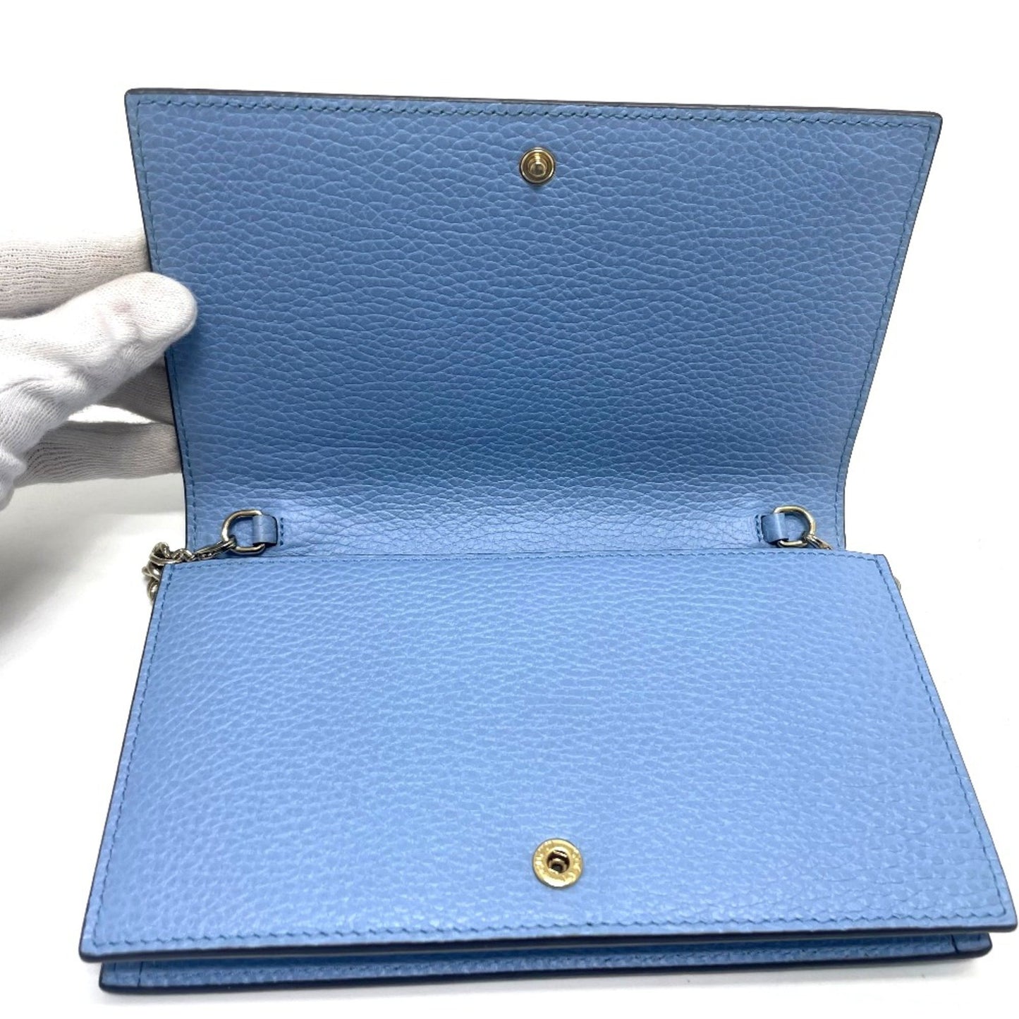 Gucci Betty, Blue, Leather, wallet