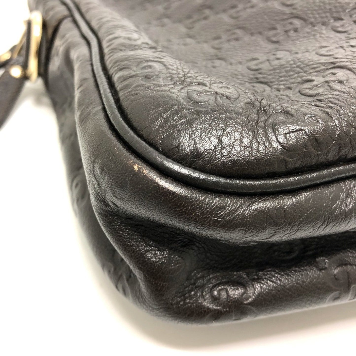 Gucci Shima line, Black, Leather, briefcase