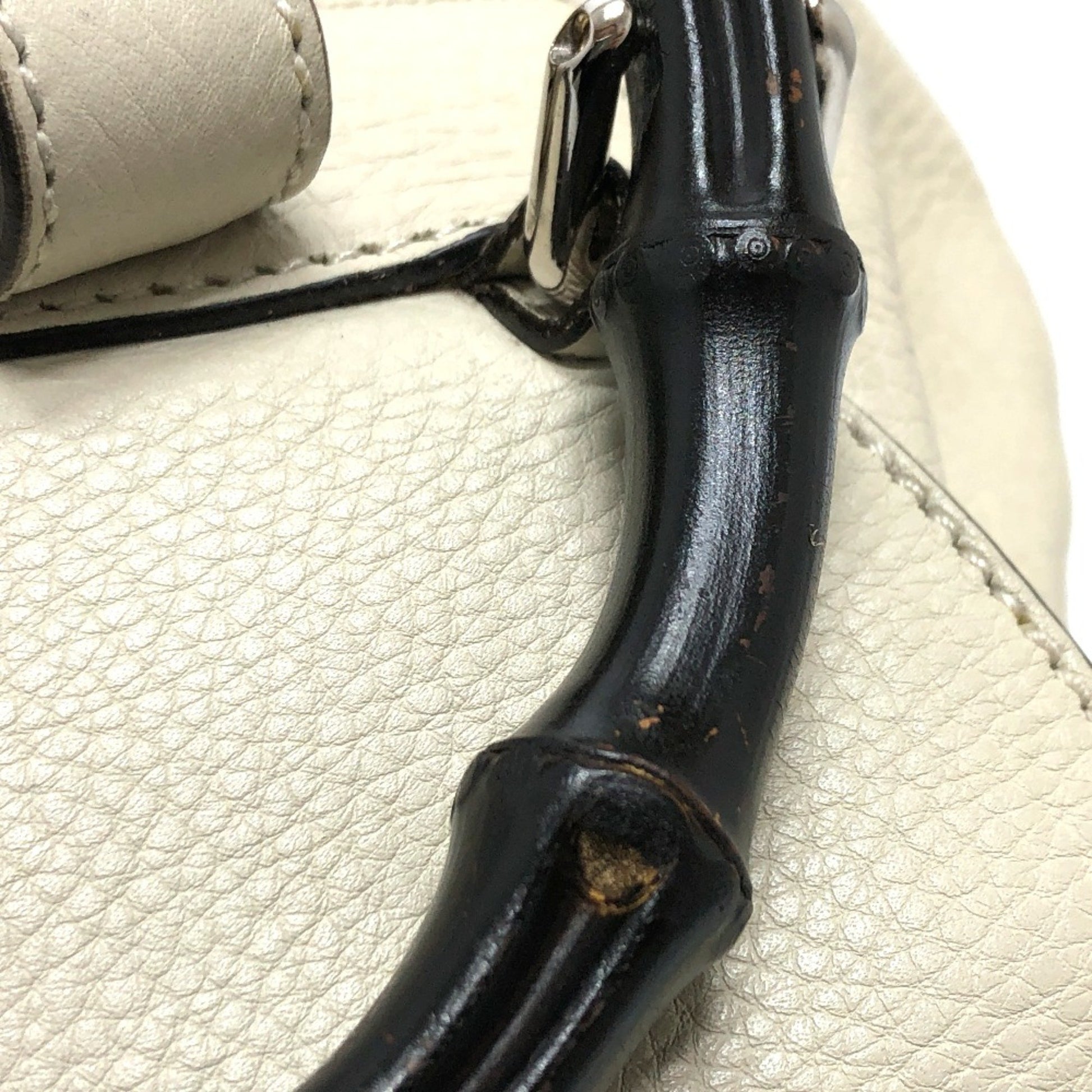 Gucci, White, Leather, backpack