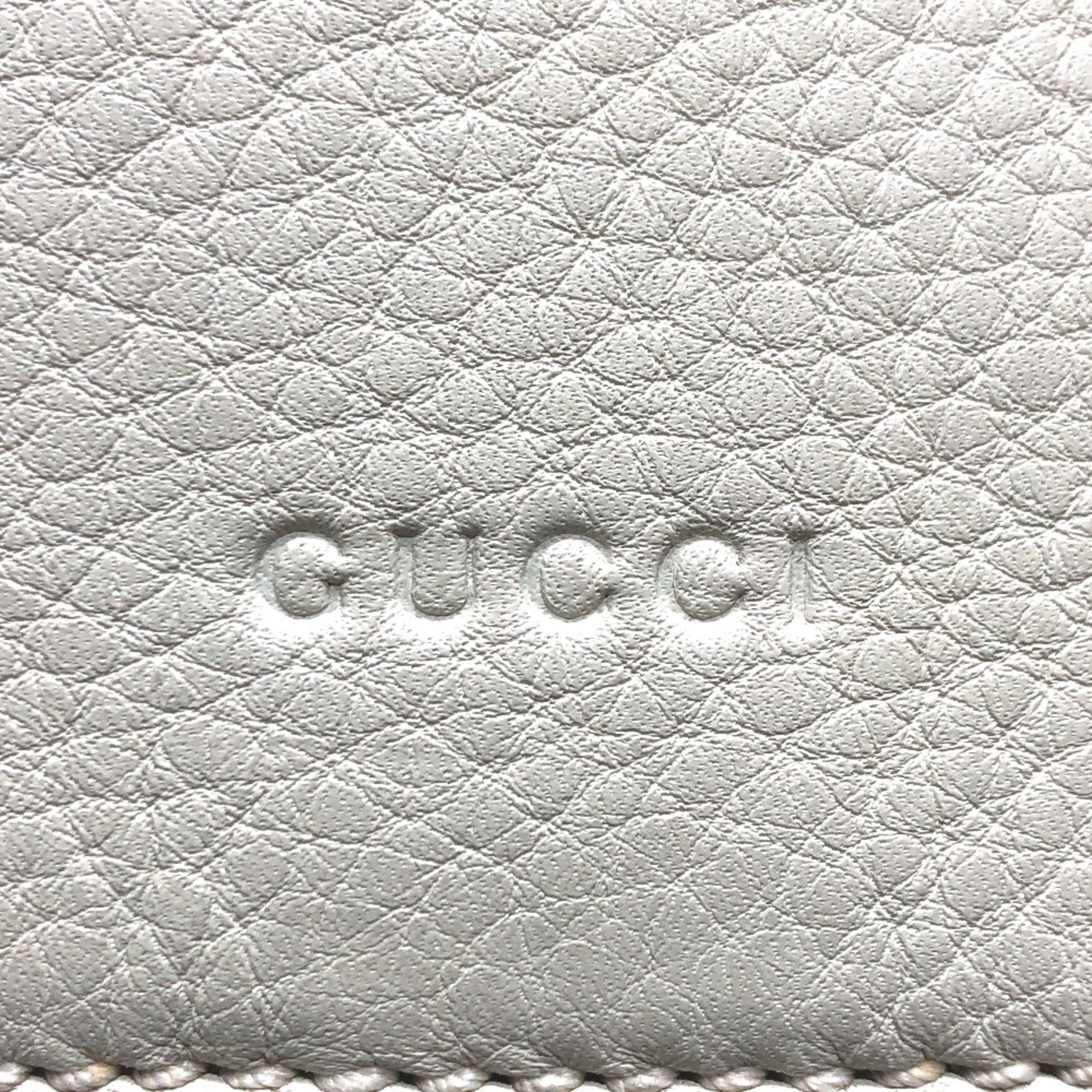 Gucci, White, Leather, backpack