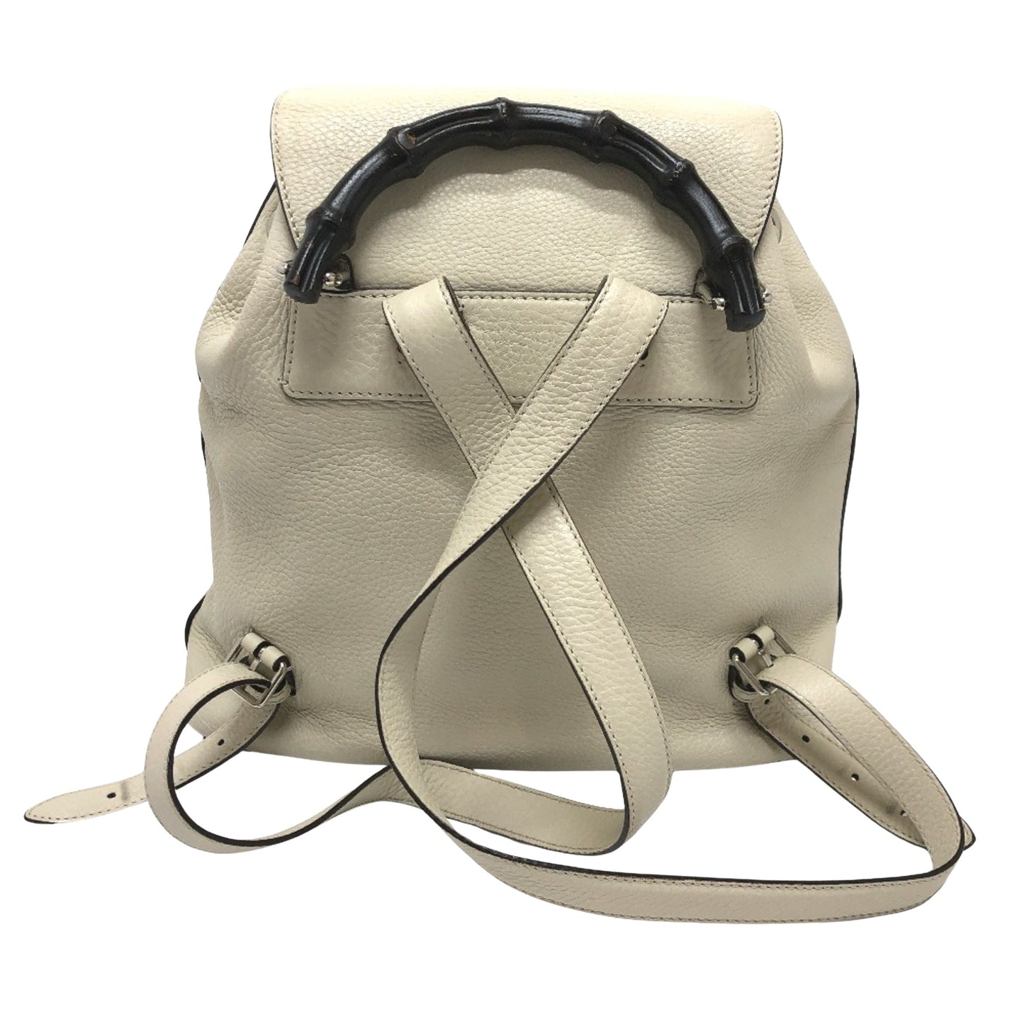Gucci, White, Leather, backpack