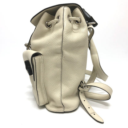 Gucci, White, Leather, backpack