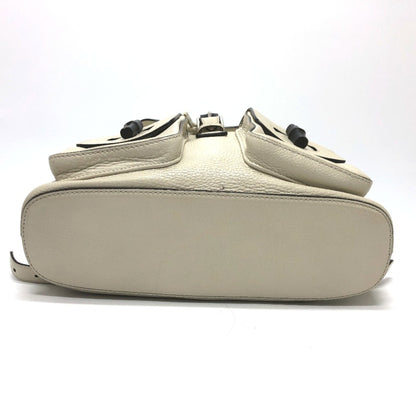 Gucci, White, Leather, backpack