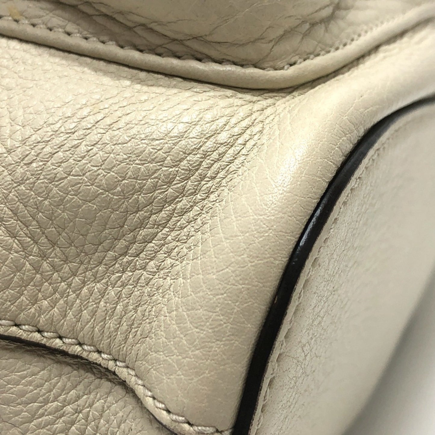 Gucci, White, Leather, backpack