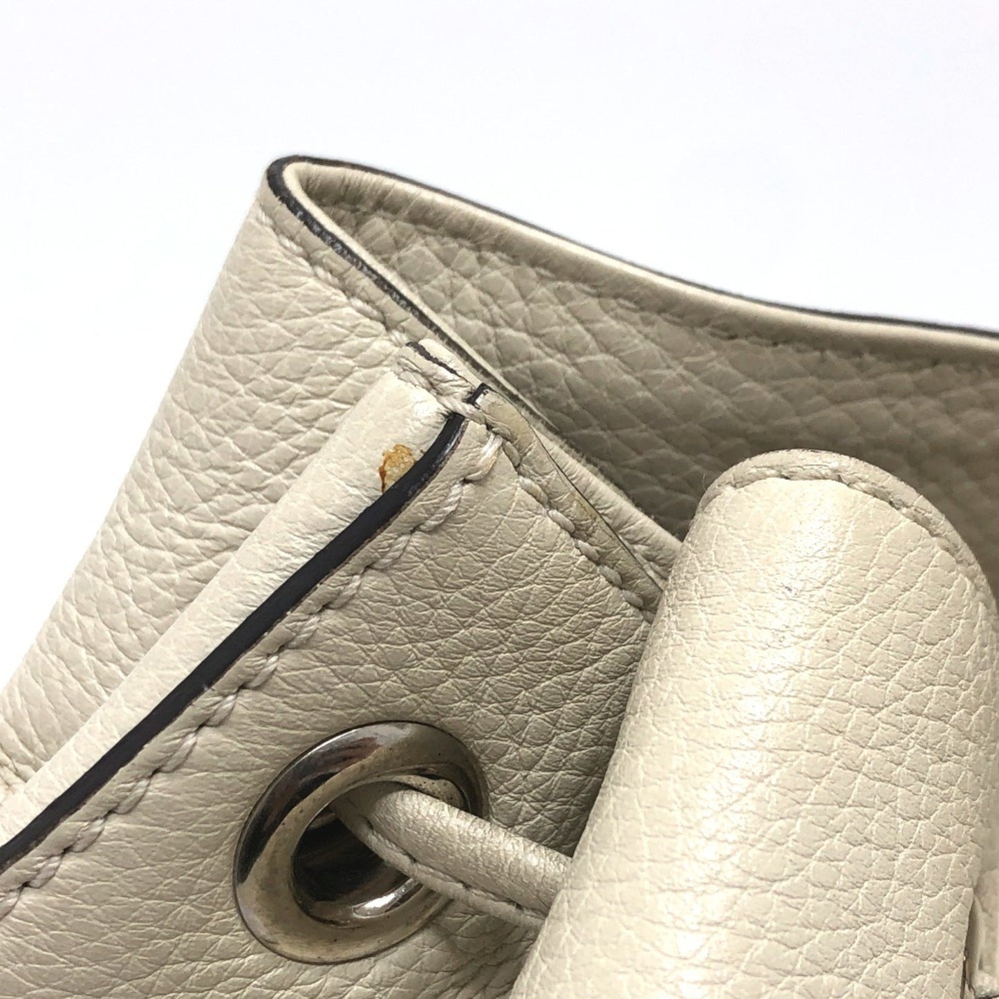 Gucci, White, Leather, backpack