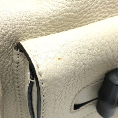 Gucci, White, Leather, backpack