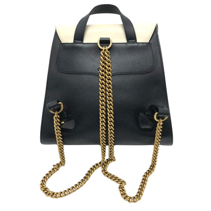 Gucci Animalier, Black, Leather, backpack