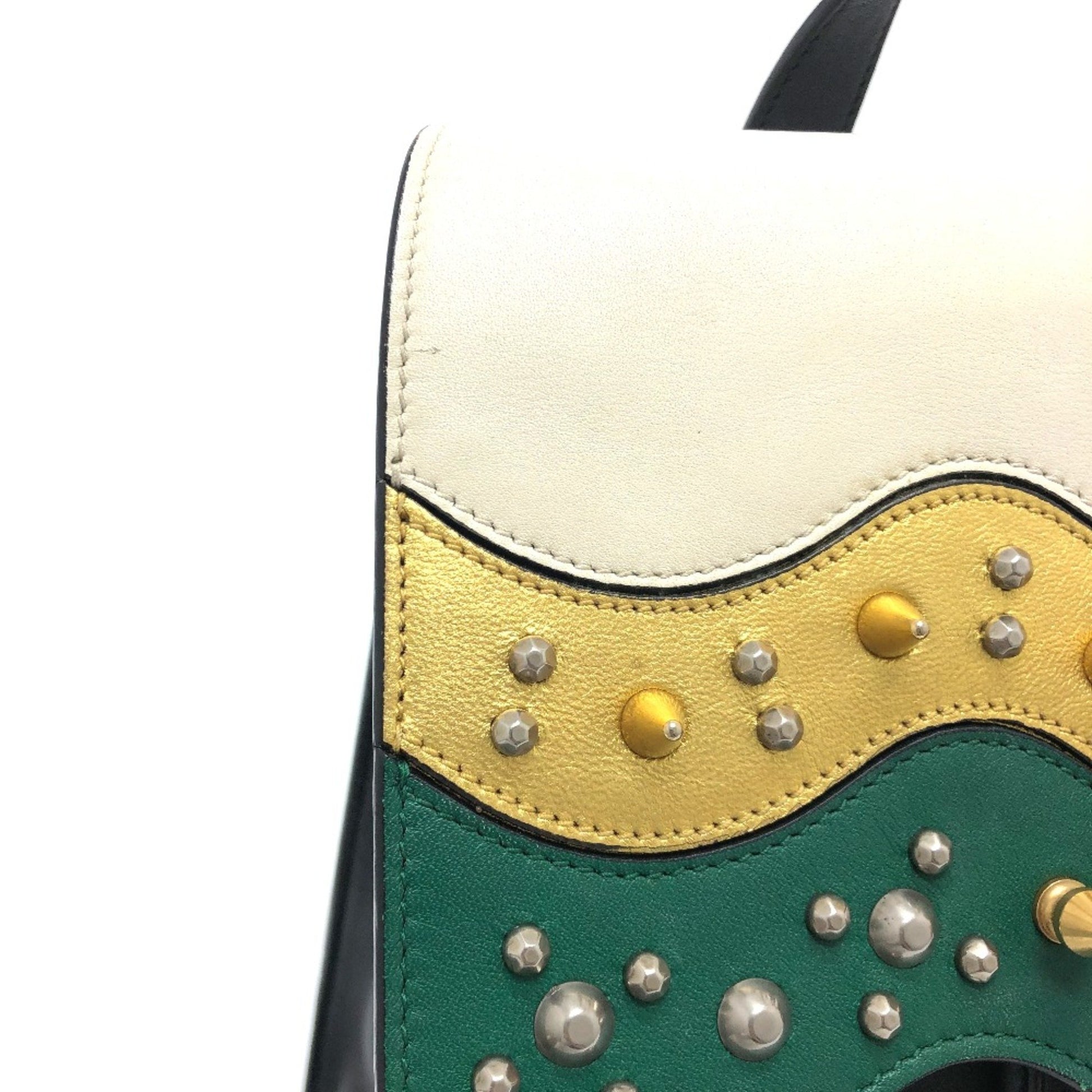 Gucci Animalier, Black, Leather, backpack
