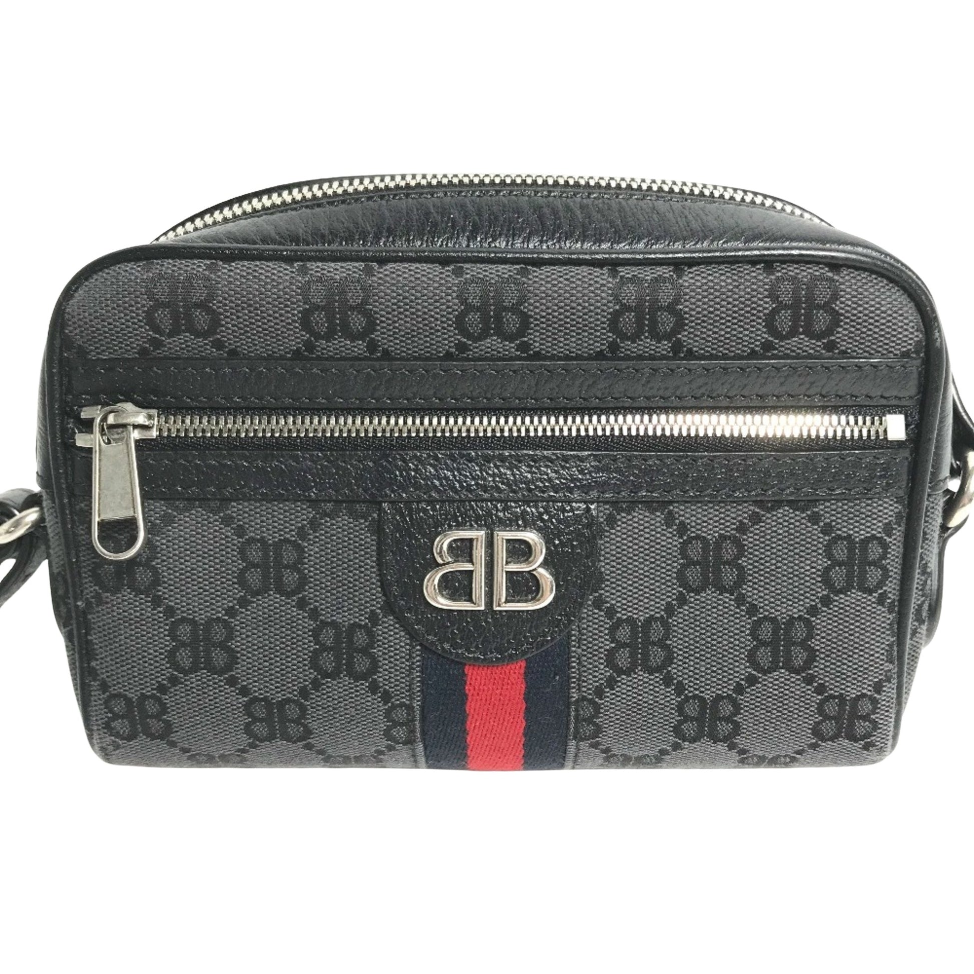 Gucci Camera, Black, Canvas, shoulder