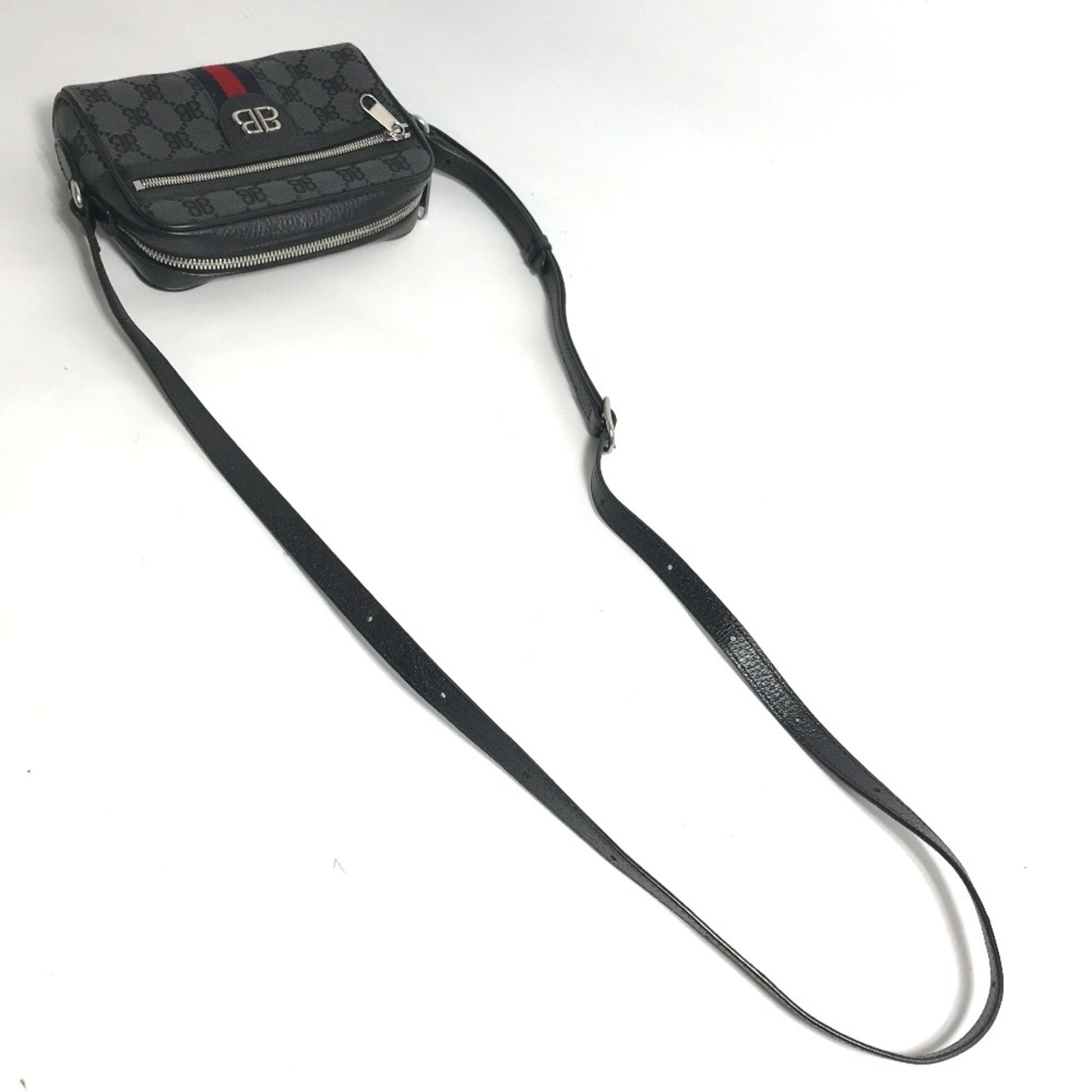 Gucci Camera, Black, Canvas, shoulder