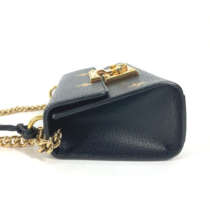 Gucci Padlock, Black, Leather, shoulder
