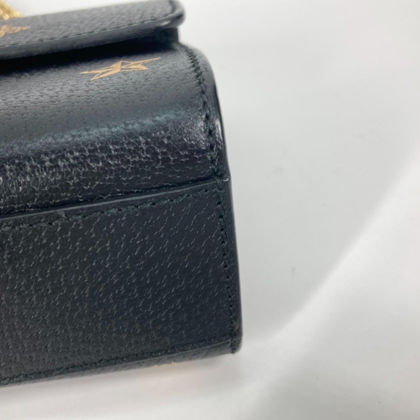 Gucci Padlock, Black, Leather, shoulder