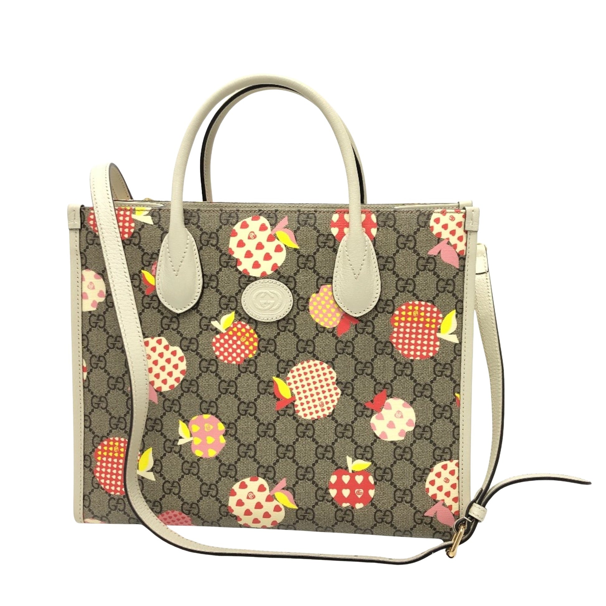Gucci GG Supreme, Beige, Canvas, tote
