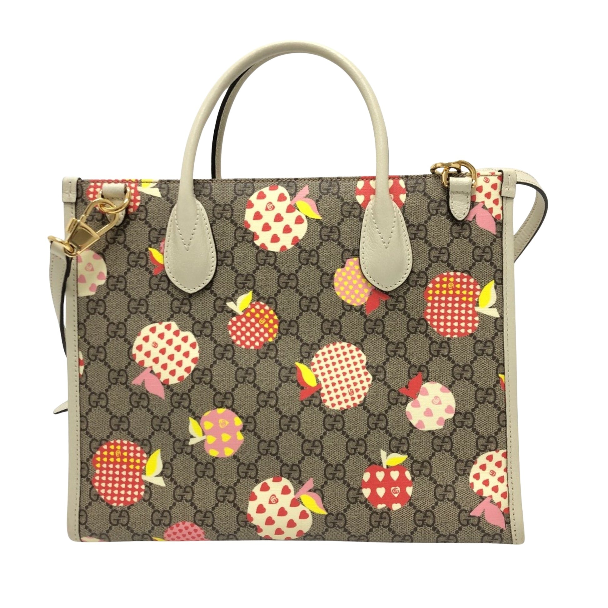 Gucci GG Supreme, Beige, Canvas, tote