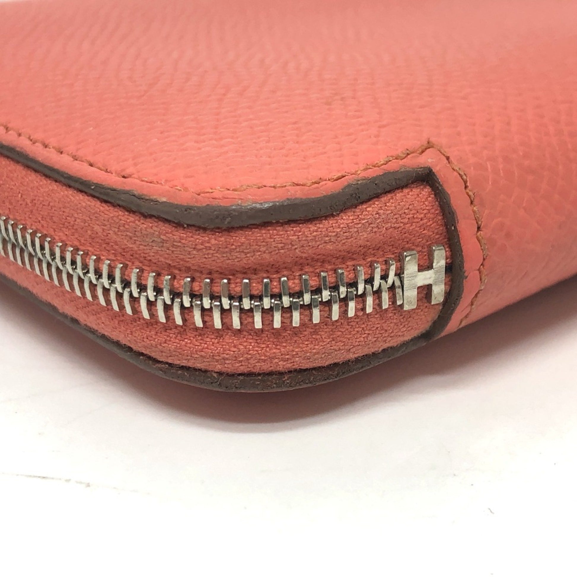 Hermès Silk'In, Pink, Leather, wallet