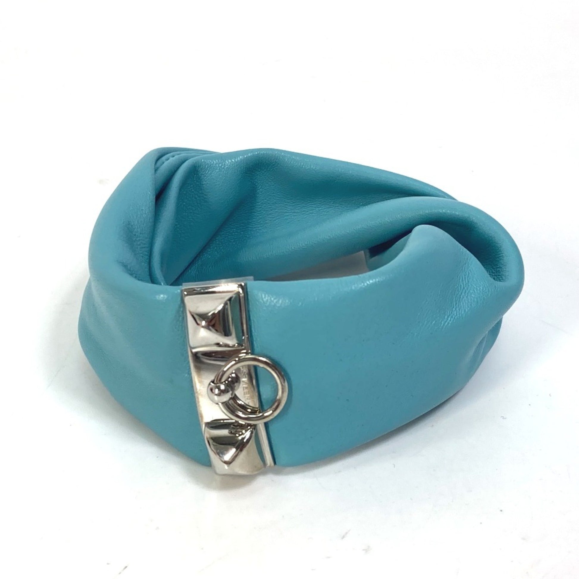 Hermès Petit H, Blue, Leather, bracelet