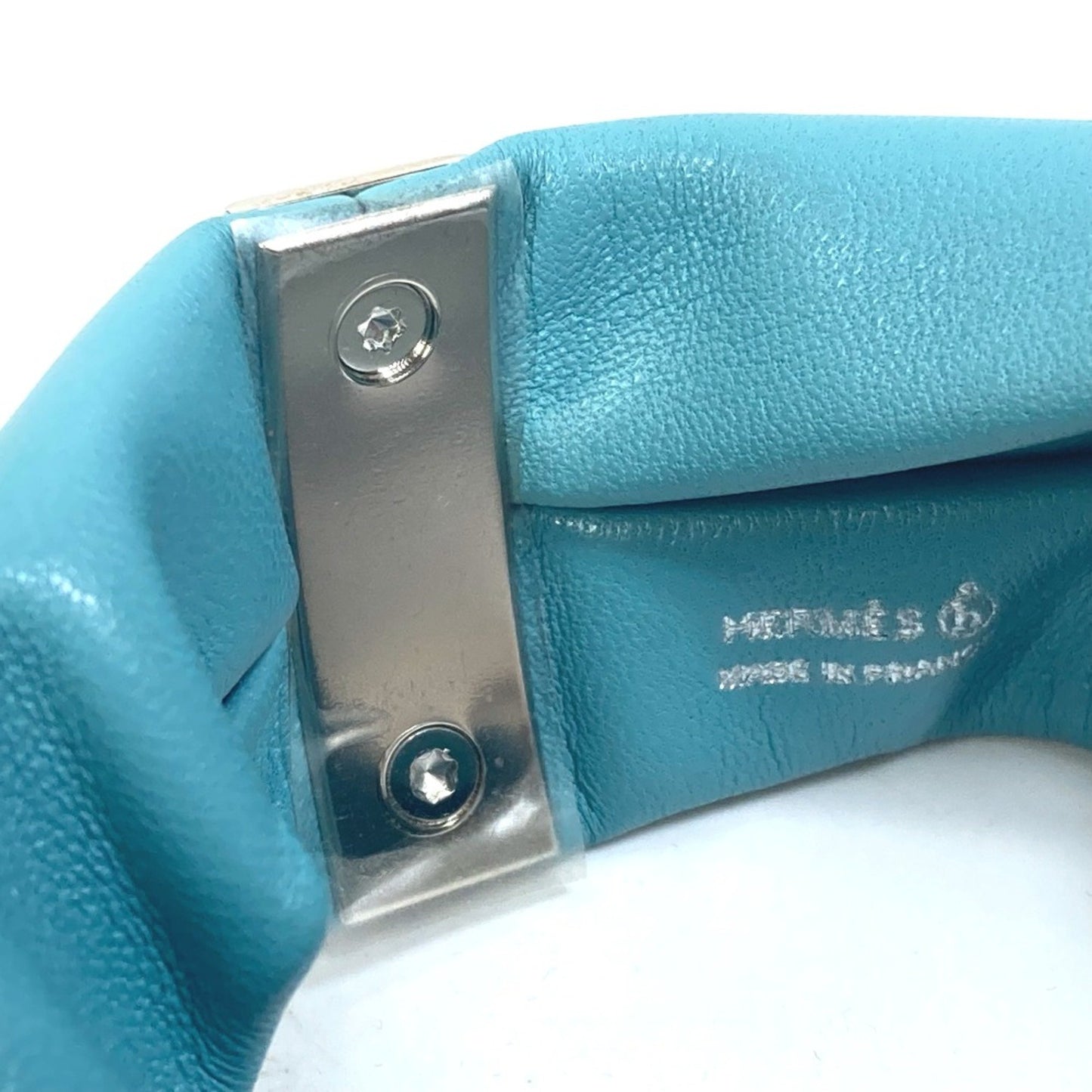 Hermès Petit H, Blue, Leather, bracelet