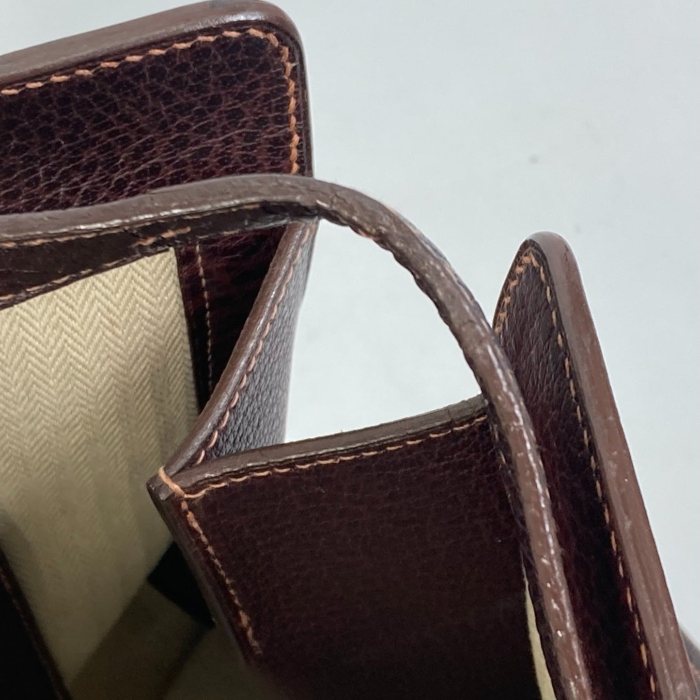 Hermès --, Brown, Leather, shoulder