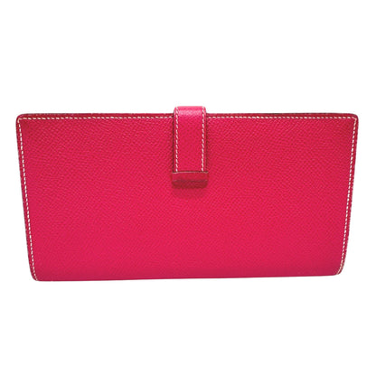Hermès Béarn, Pink, Leather, wallet