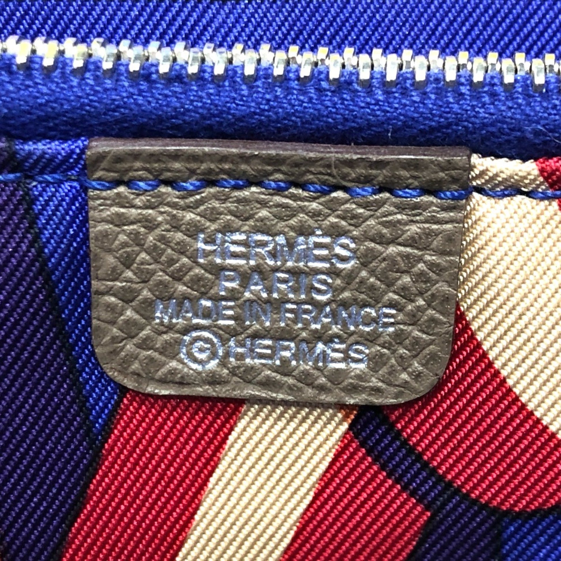 Hermès Silk'In, Brown, Leather, wallet