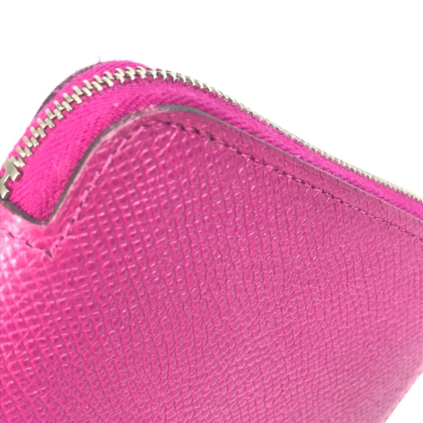 Hermès Silk'In, Pink, Leather, wallet