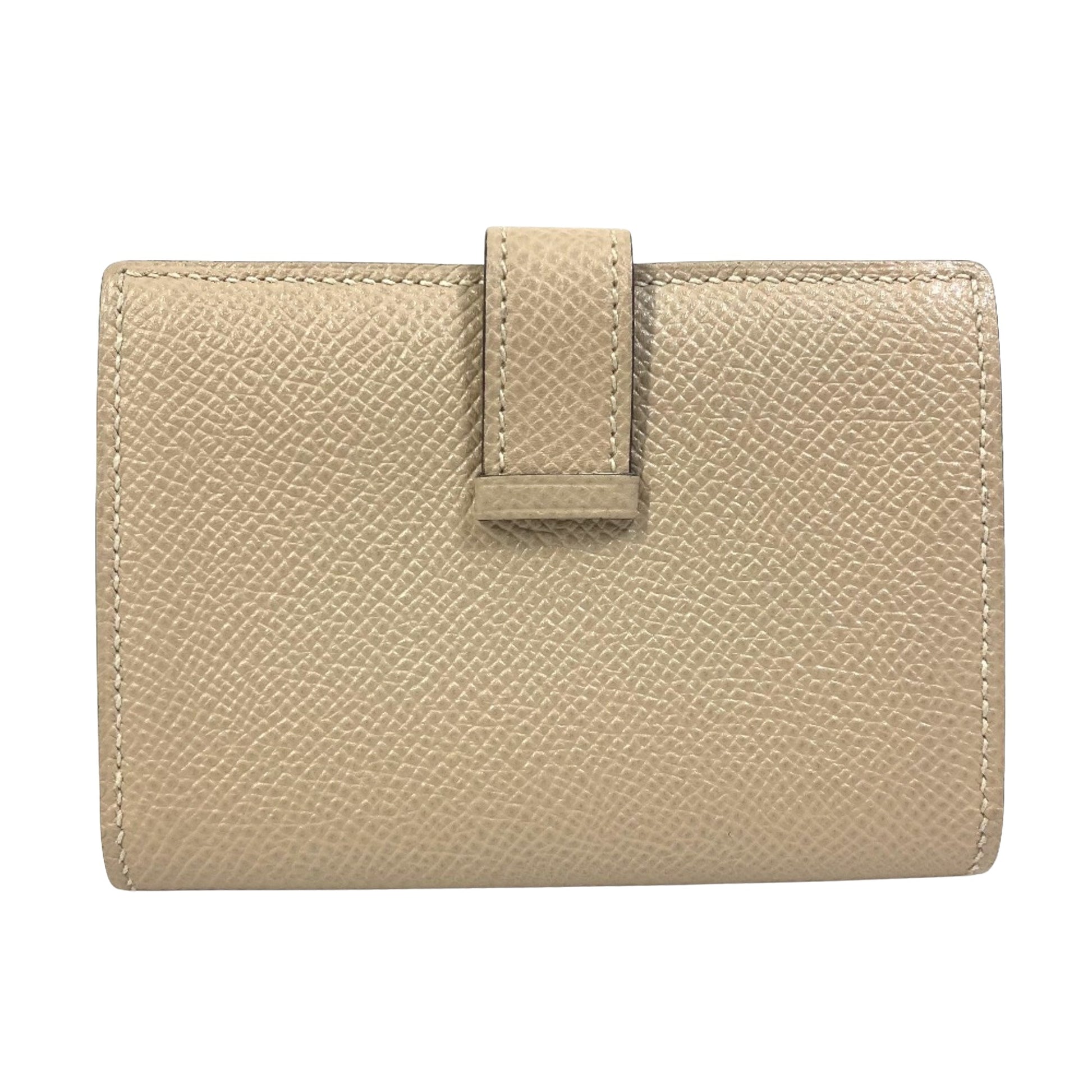 Hermès Béarn, Beige, Leather, wallet