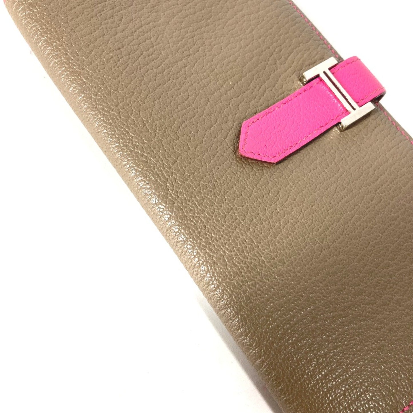 Hermès Béarn, Pink, Leather, wallet