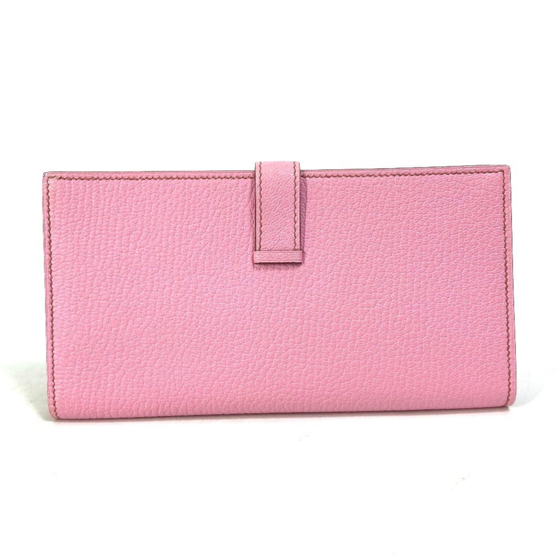 Hermès Béarn, Pink, Leather, wallet