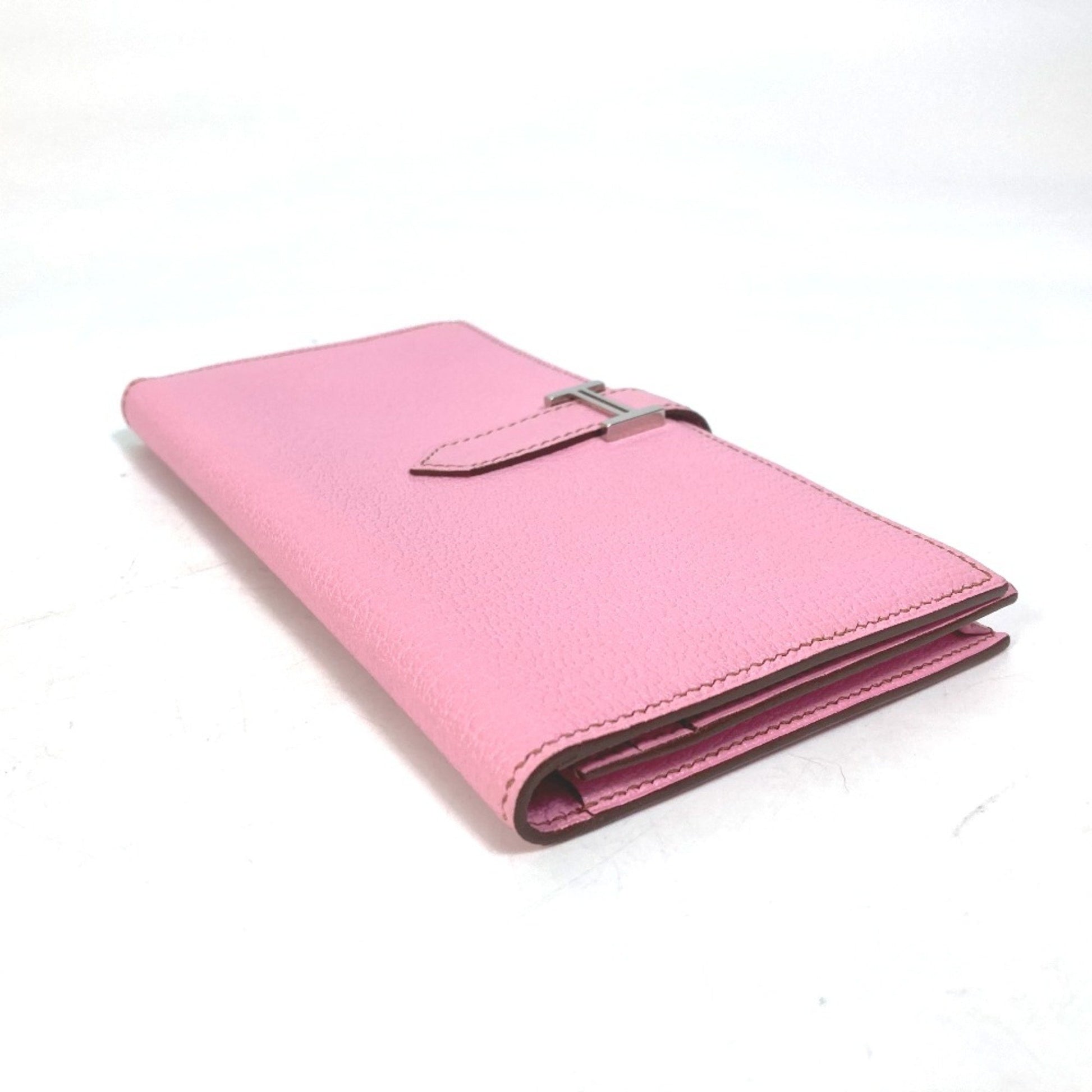 Hermès Béarn, Pink, Leather, wallet