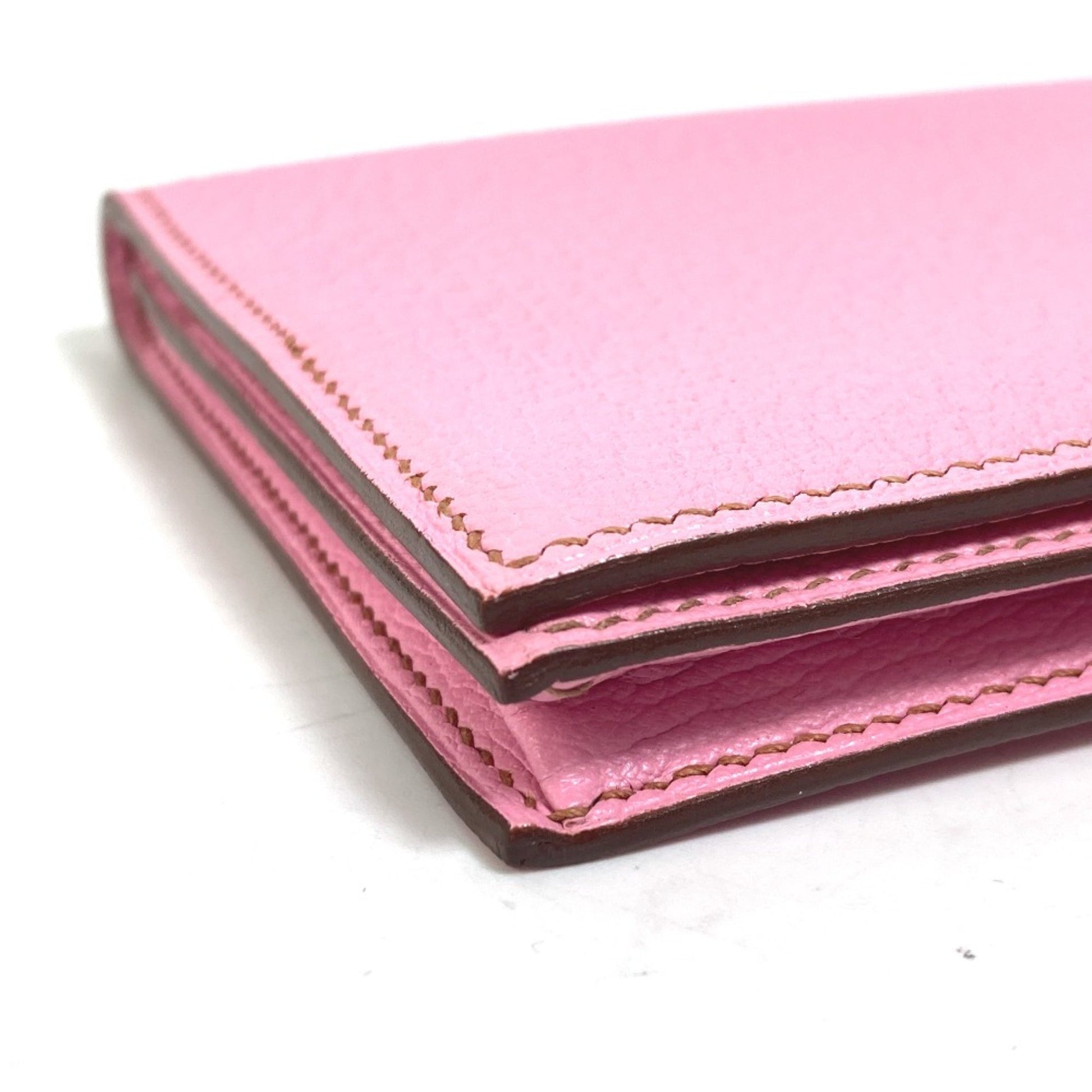 Hermès Béarn, Pink, Leather, wallet