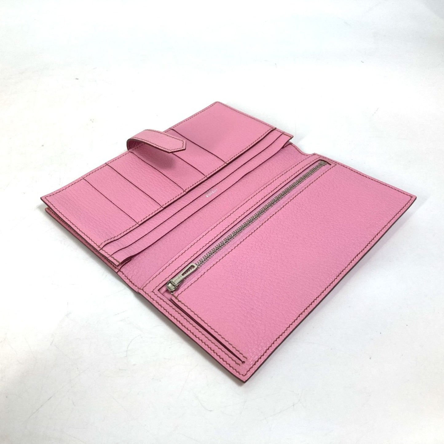 Hermès Béarn, Pink, Leather, wallet