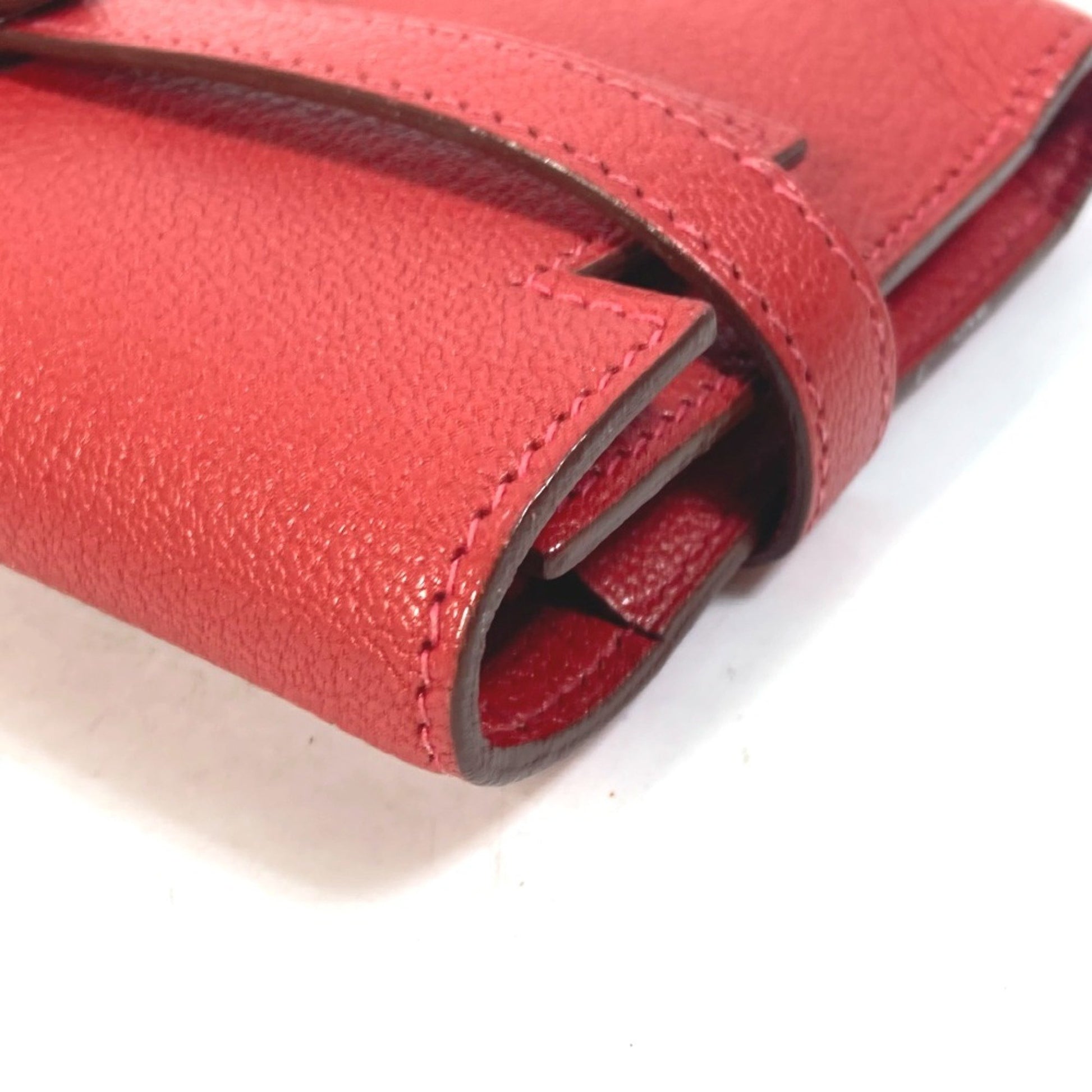 Hermès Kelly, Red, Leather, wallet