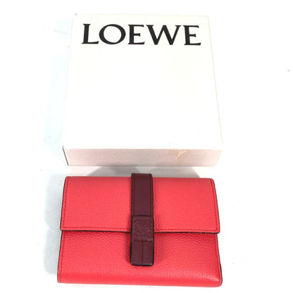 Loewe Trifold Wallet, Pink, Leather, wallet
