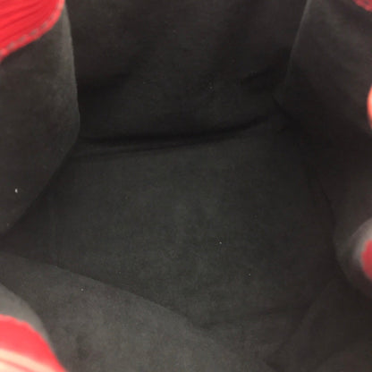 Louis Vuitton Noé, Red, Leather, shoulder